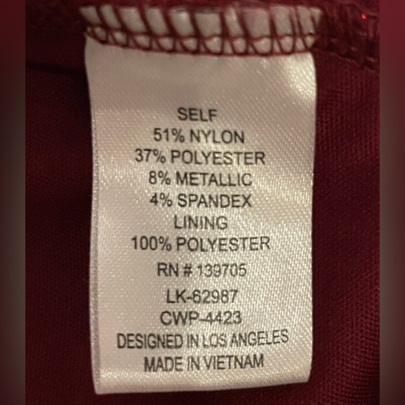 Red sequin maxi dress - Picture 6 of 9